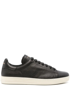 TOM FORD Warwick leather sneakers - Black