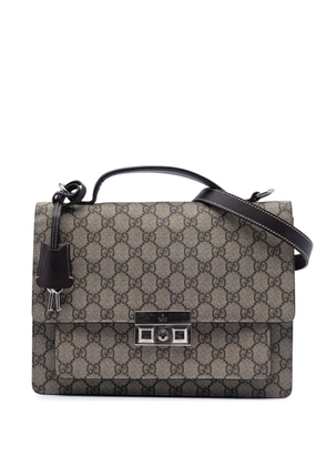 Gucci Pre-Owned 2016-2026 GG Supreme business bag - Brown