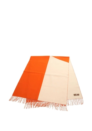 Hermès Pre-Owned 2010s cashmere scarf - Orange