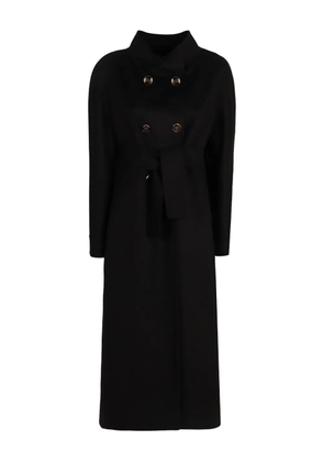 Valentino Garavani double-breasted belted coat - Black