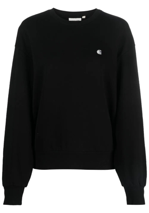 Carhartt WIP embroidered-logo cotton sweatshirt - Black
