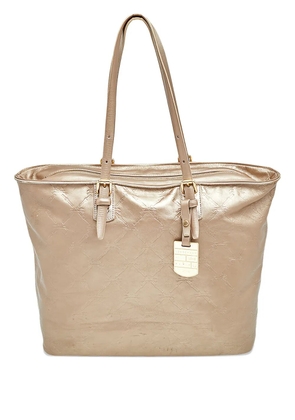 Longchamp large LM leather tote bag - Neutrals