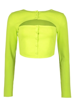 DSQUARED2 cut-out cropped top - Green