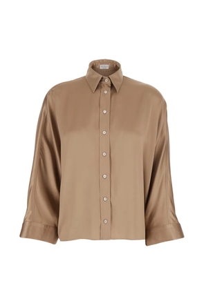 Brunello Cucinelli button-up blouse - Neutrals