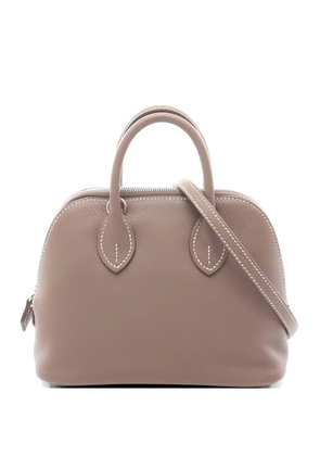 Hermès Pre-Owned 2025 mini 1923 Bolide leather tote bag - Neutrals