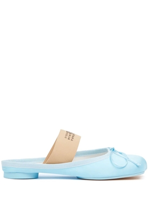 MM6 Maison Margiela anatomic-toe leather slippers - Blue
