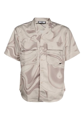 BALR. swirl-print flap-pocket shirt - Neutrals