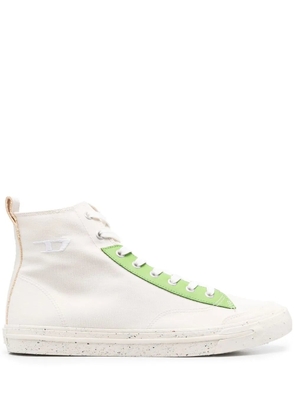 Diesel colourblock high-top sneakers - Neutrals