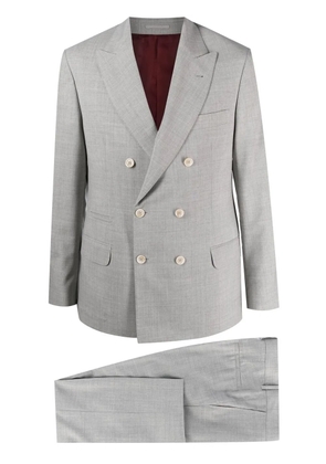 Brunello Cucinelli double-breasted two-piece suit - Grey