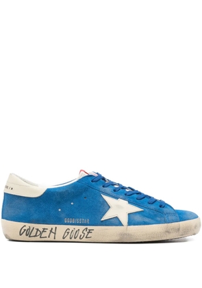 Golden Goose star graphic trainers - Blue