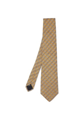 Burberry Pre-Owned patterned tie - Yellow