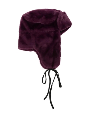 Paul Smith faux-fur ear-flap hat - Purple