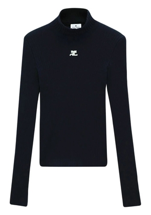 Courrèges Reedition ribbed sweater - Black