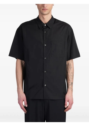 Attachment cotton shirt - Black