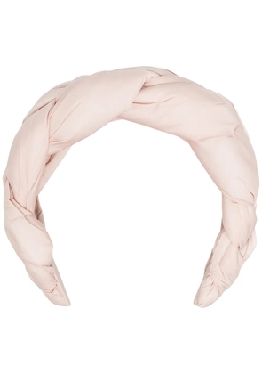 RED(V) braid-effect headband - Neutrals