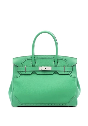 Hermès Pre-Owned 2015 30 Birkin Gillies leather handbag - Green