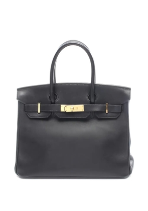 Hermès Pre-Owned 2001 30 Birkin leather handbag - Black