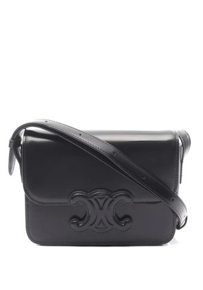 Celine Pre-Owned 2010s Triomphe leather shoulder bag - Black