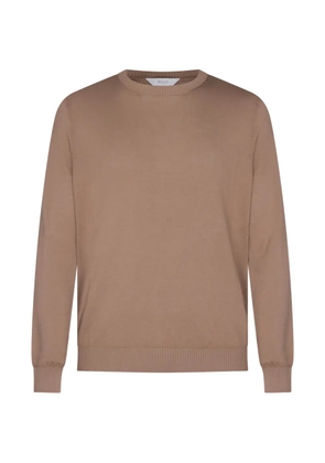 Malo crew-neck sweater - Brown