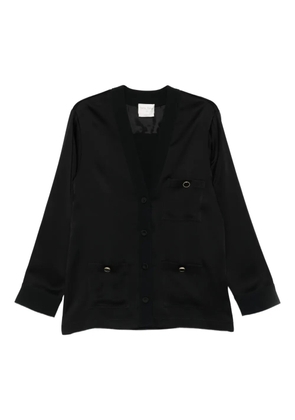 Forte Forte button-up fitted jacket - Black