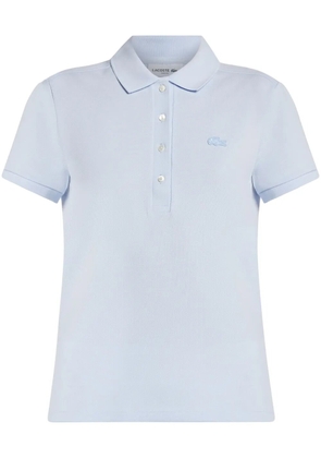 Lacoste logo-appliqué polo shirt - Blue