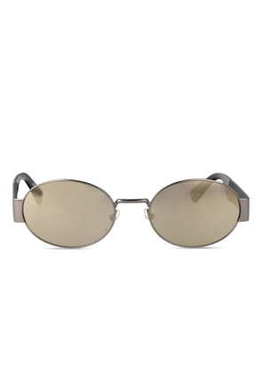 Moschino Eyewear oval-frame sunglasses - Silver