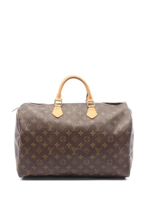 Louis Vuitton Pre-Owned 2002 Speedy 40 monogram top-handle handbag - Brown