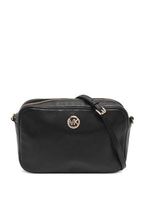 Michael Kors logo-plaque crossbody bag - Black