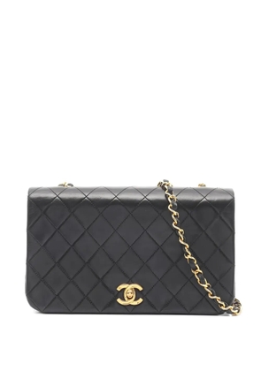 CHANEL Pre-Owned 1990s matelasse chain shoulder bag - Black