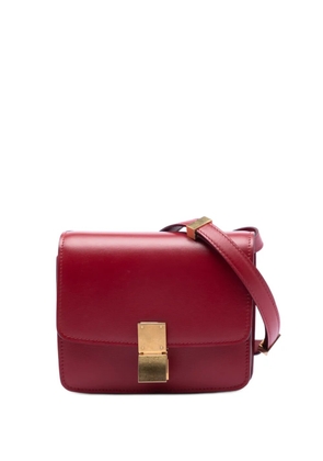 Celine Pre-Owned 2019 Small Calfskin Classic Box crossbody bag - Red