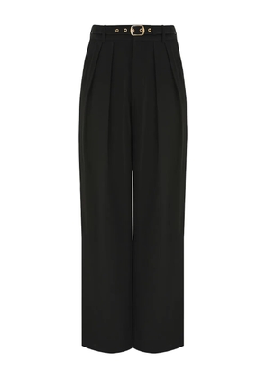 ZIMMERMANN pleated belted trousers - Black