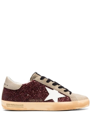 Golden Goose Super-Star glitter sneakers - Red