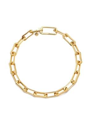Monica Vinader 18k gold vermeil Alta rectangle-link chain bracelet