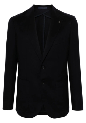 Tagliatore brooch-detail blazer - Blue