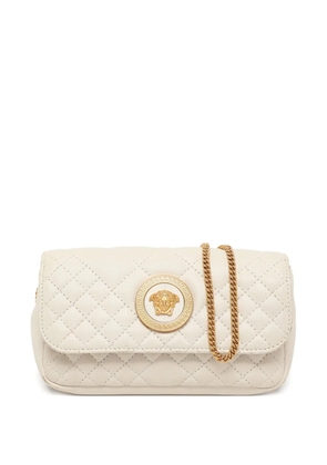Versace Pre-Owned Medusa quilted leather mini bag - Neutrals