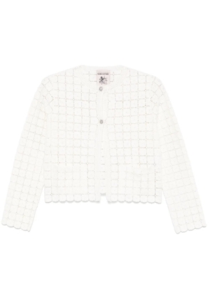 Semicouture Cassandra cardigan - White