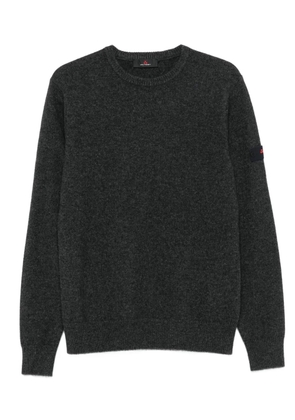Peuterey patch-logo crew-neck sweater - Grey