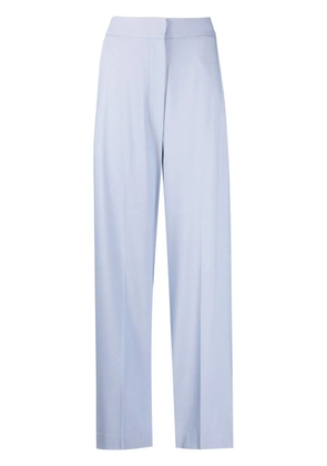 KHAITE high-waisted wide-leg trousers - Purple