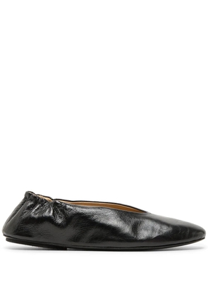 Marsèll Strascico leather ballet flats - Black