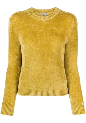 Herno long-sleeve chenille jumper - Yellow