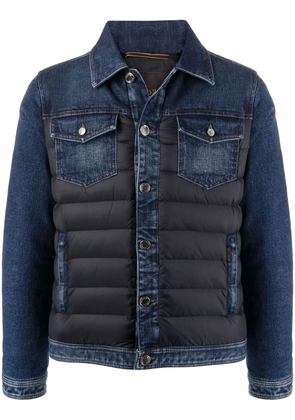 Moorer Mondor-104S padded denim jacket - Blue