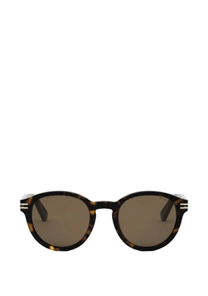 Bvlgari round-frame sunglasses - Brown