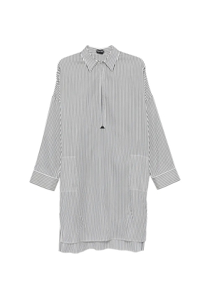 TOM FORD striped midi dress - White
