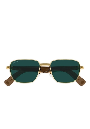 Cartier Eyewear square-frame sunglasses - Gold