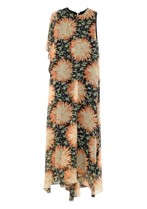 LOEWE floral-print dress - Orange