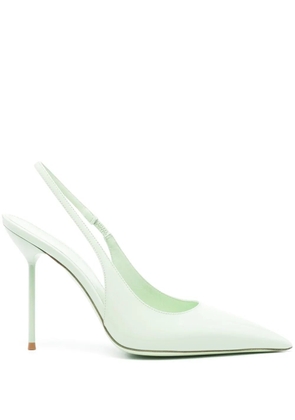 Paris Texas 105mm Lidia slingback pumps - Green