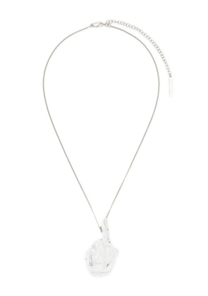 Y/Project finger motif-pendant necklace - Neutrals