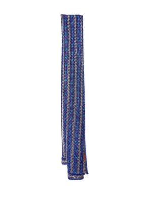 Missoni Pre-Owned knitted scarf - Blue