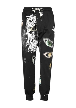Vivienne Westwood graphic-print elasticated track pants - Black