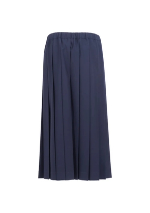 Fabiana Filippi pleated elasticated skirt - Blue
